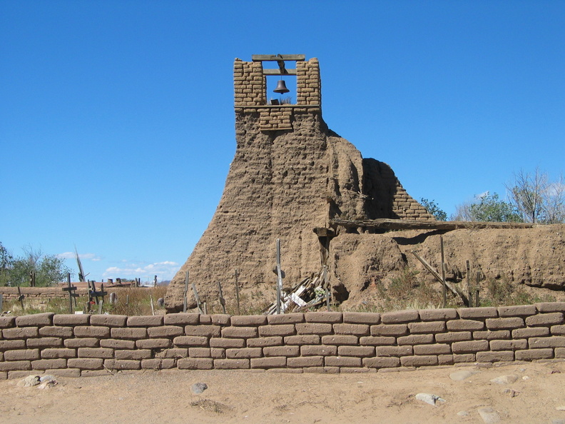 2004 10-Taos New Mexico Pueblo Church Ruins and Graves.jpg